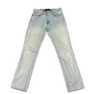 Abercrombie Fitch Straight Stretch Jeans Mens 29X32 Blue Light Wash Denim Y2K